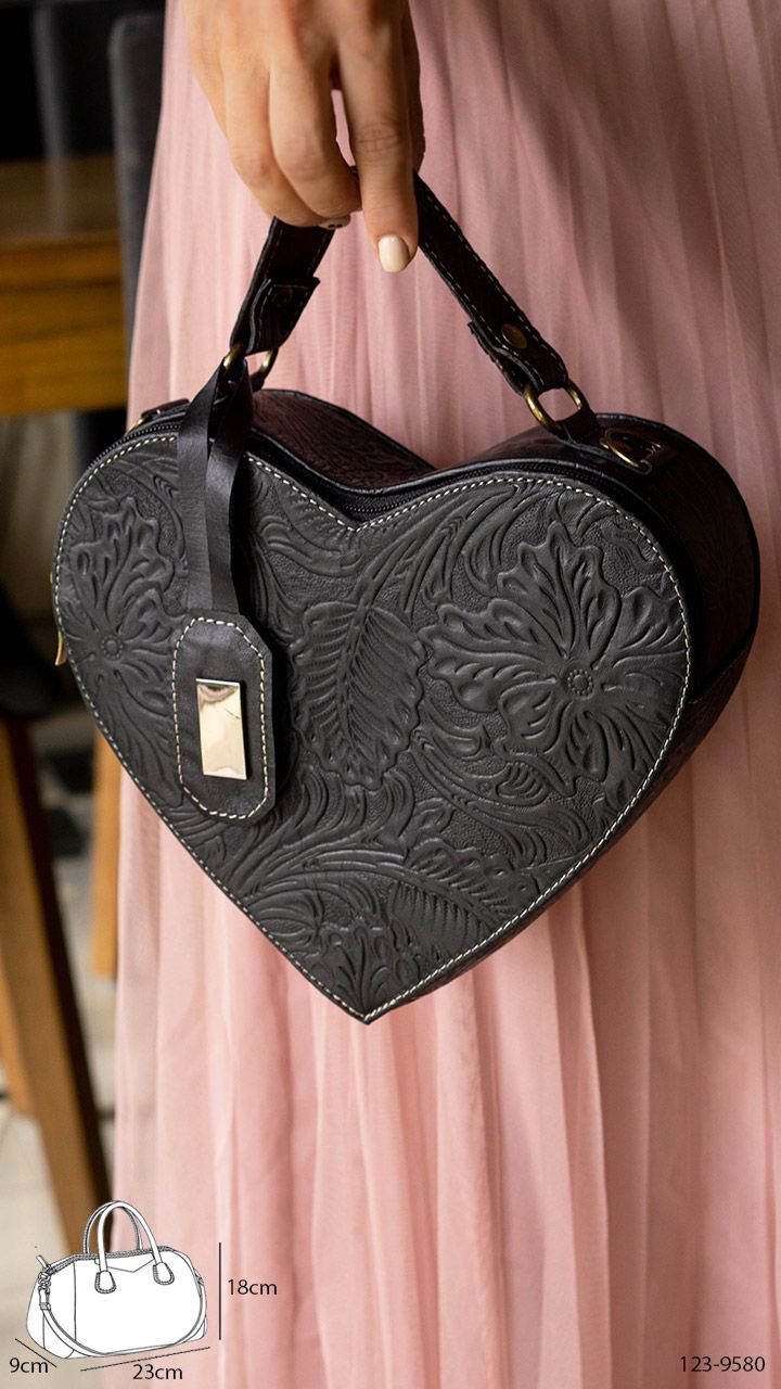 Bolsa Corazón Negro