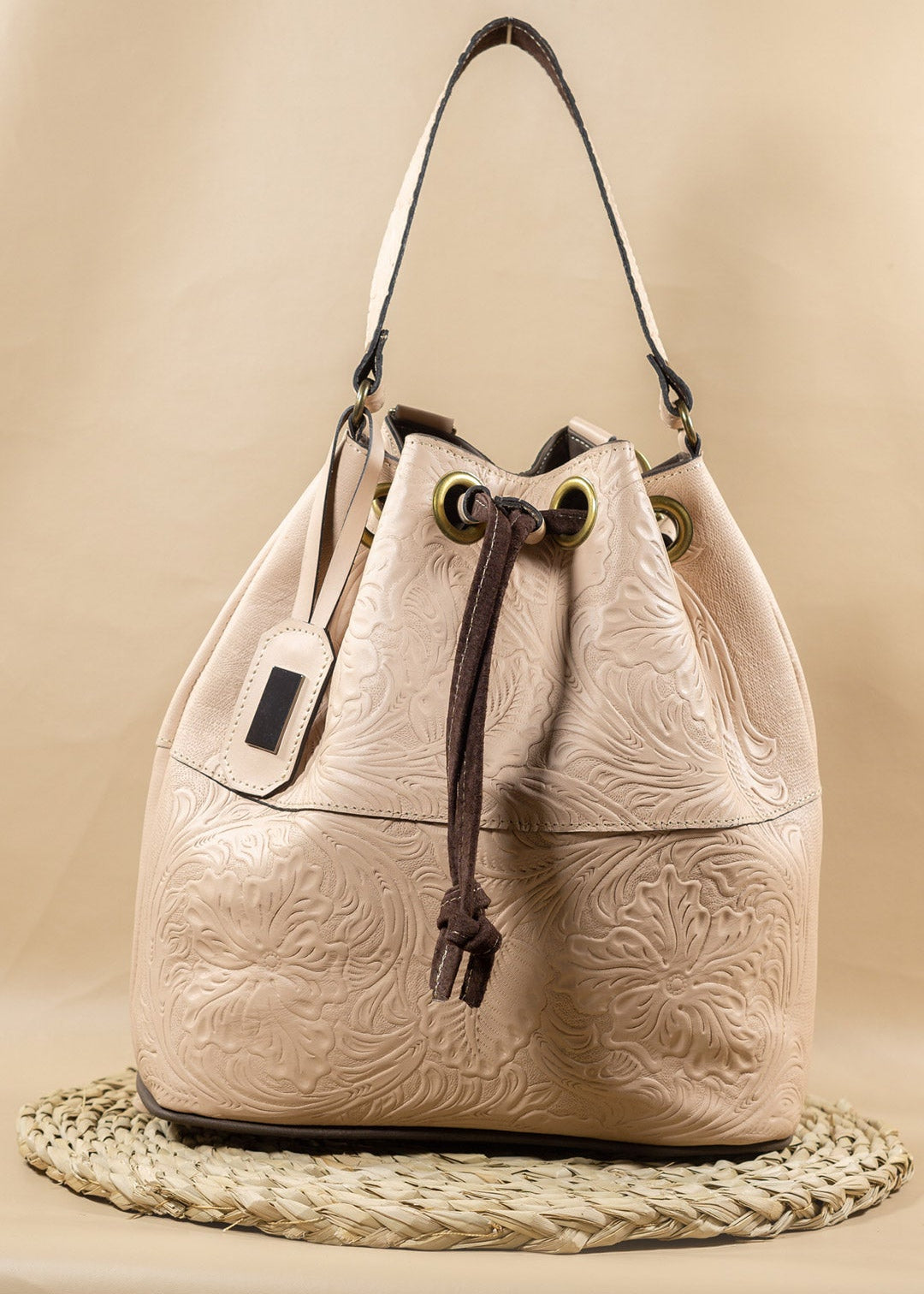 Bolsa Morral Beige