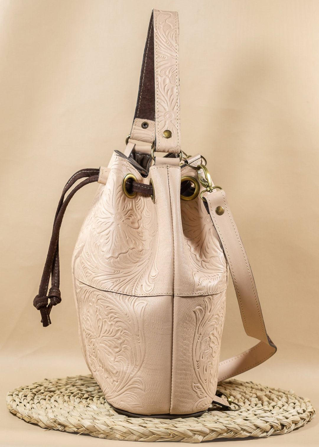 Bolsa Morral Beige