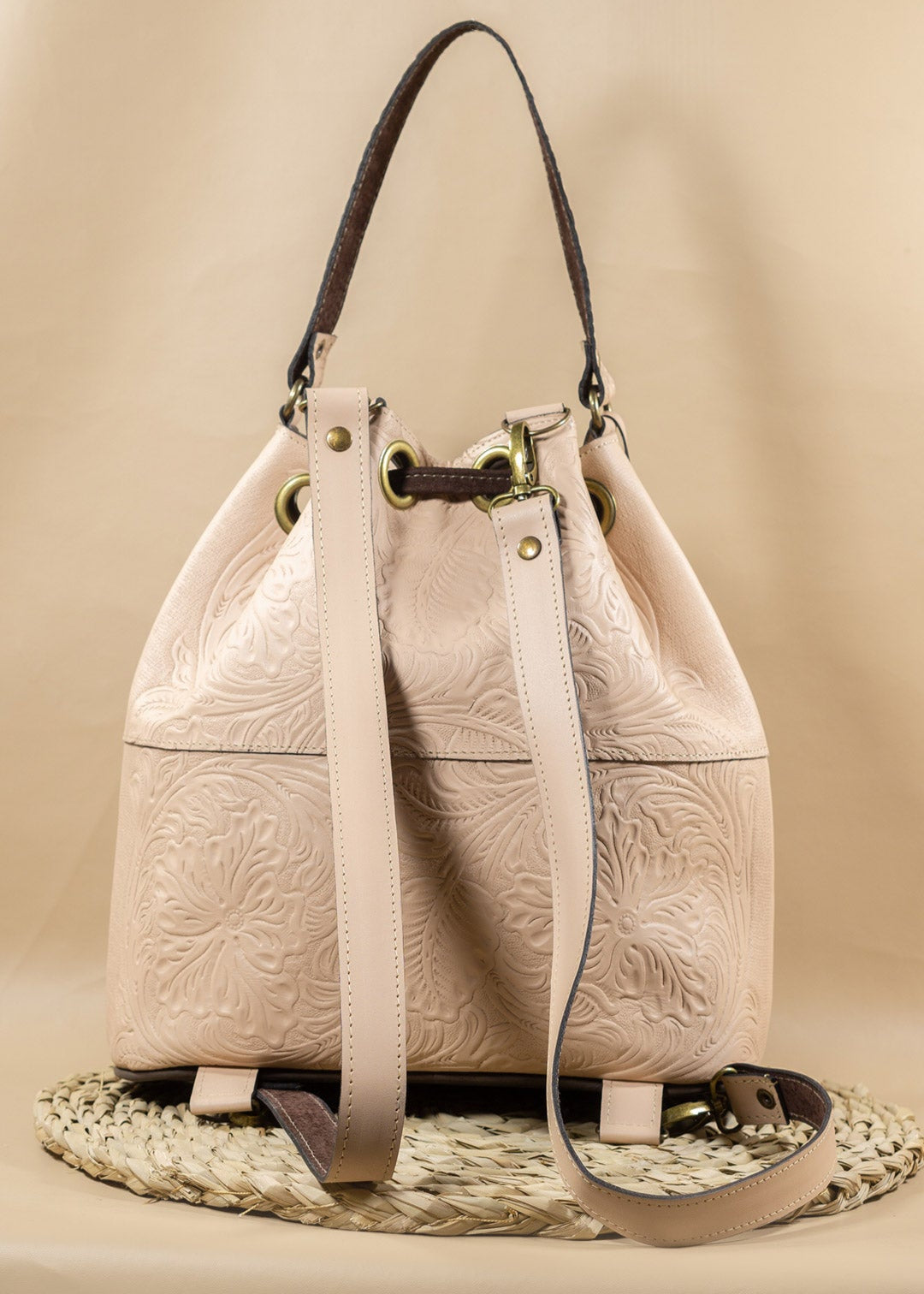 Bolsa Morral Beige