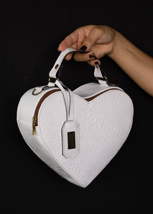 Bolsa Corazón Blanco