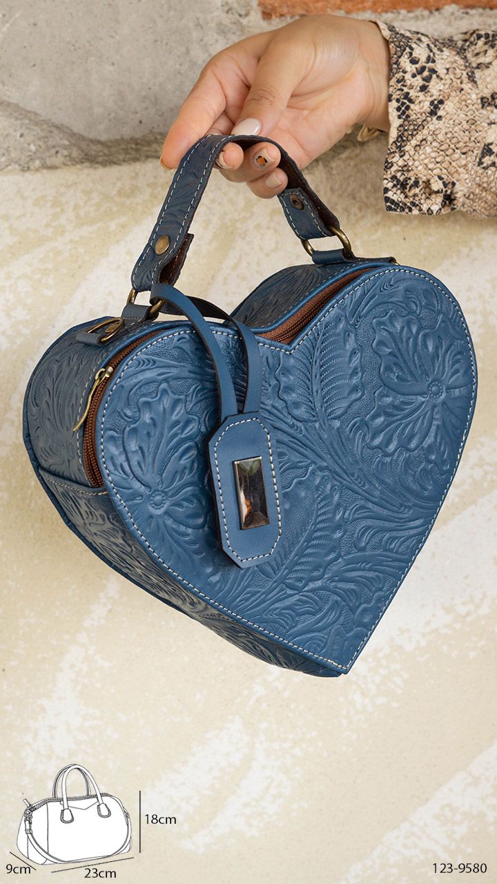 Bolsa Corazón Azul